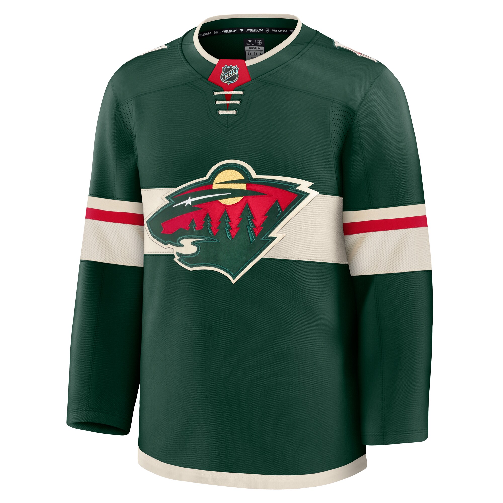Minnesota Wild Green Home Premium NHL Jersey Men's