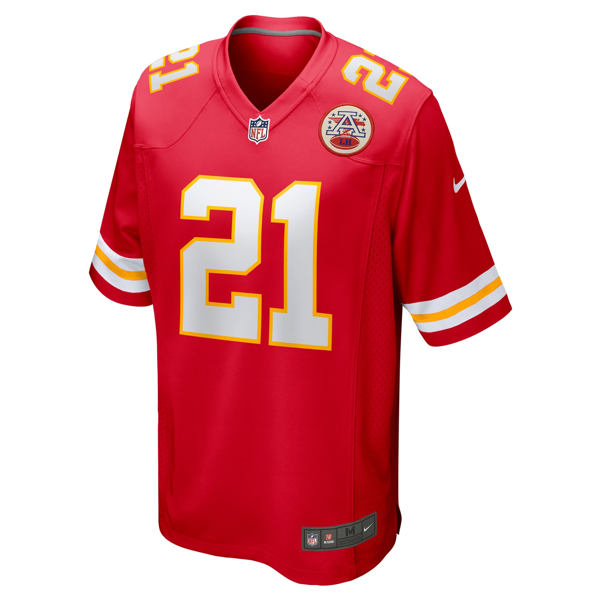 Kansas City Chiefs Jaden Hicks Red Game NFL Jersey Men's