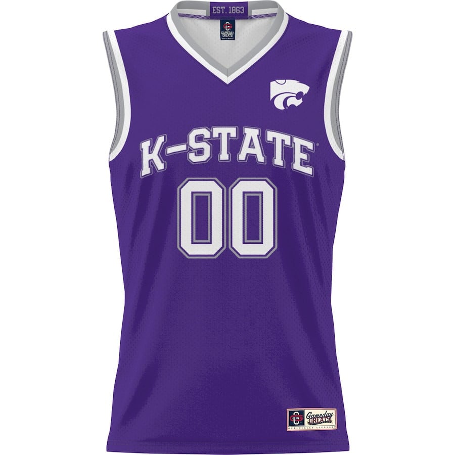 Kansas State Wildcats NIL Custom Purple NCAA Jersey Men's