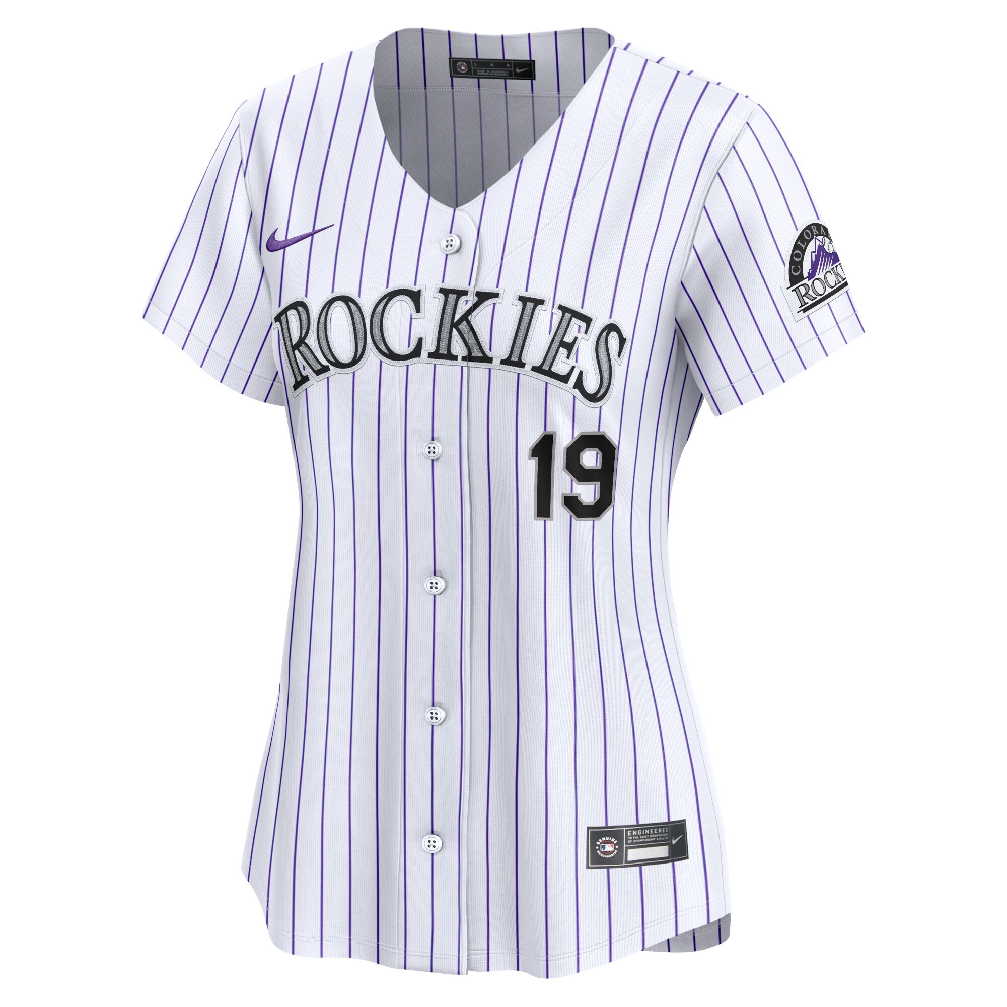 Colorado Rockies Charlie Blackmon White Home Limited Player MLB Jersey Women's