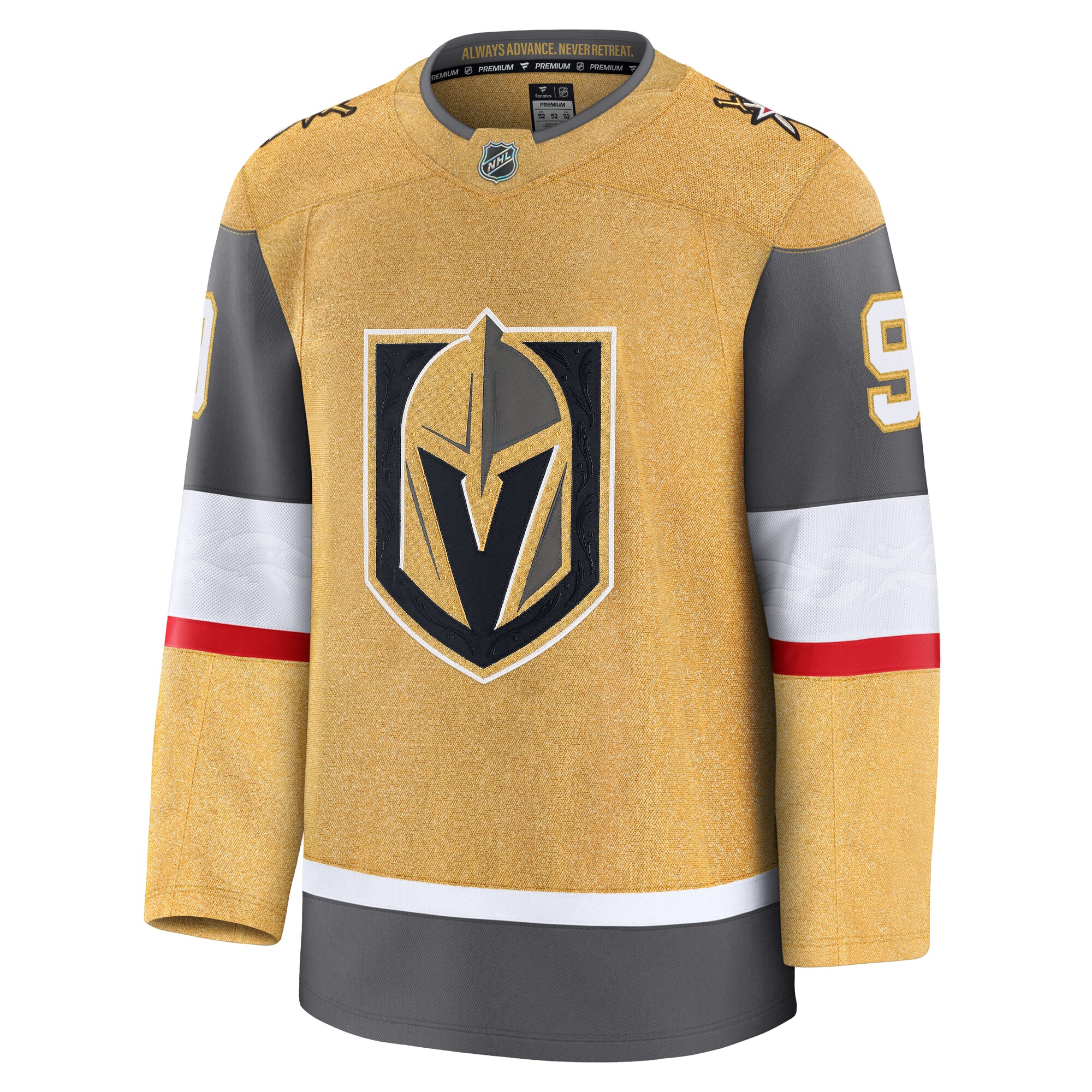 Vegas Golden Knights Jack Eichel Gold Home Premium NHL Jersey Men's