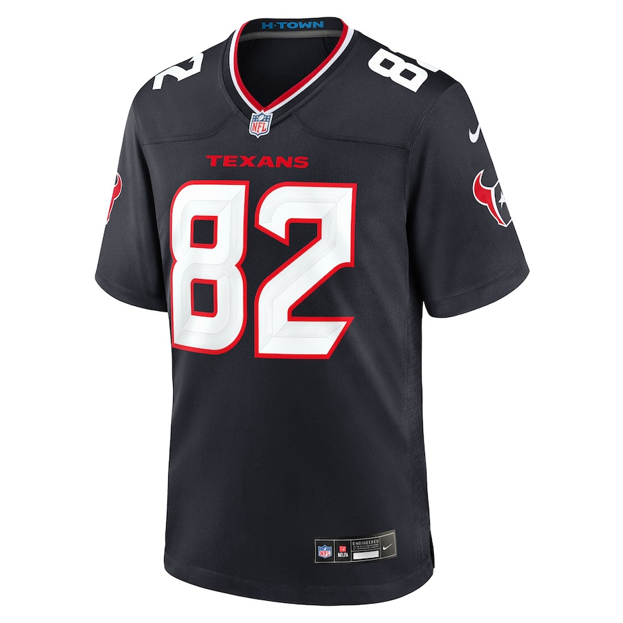Steven Sims 82 Houston Texans Team Game Navy NFL Jersey Men's