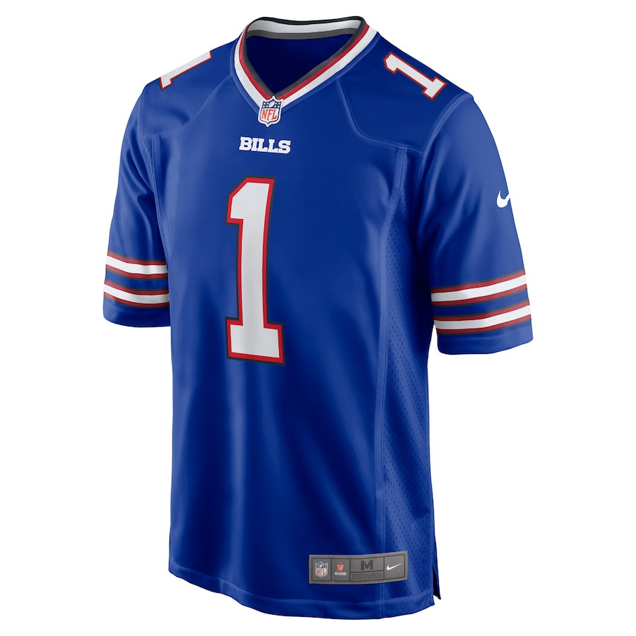 Curtis Samuel 1 Buffalo Bills Game Royal NFL Jersey Men's