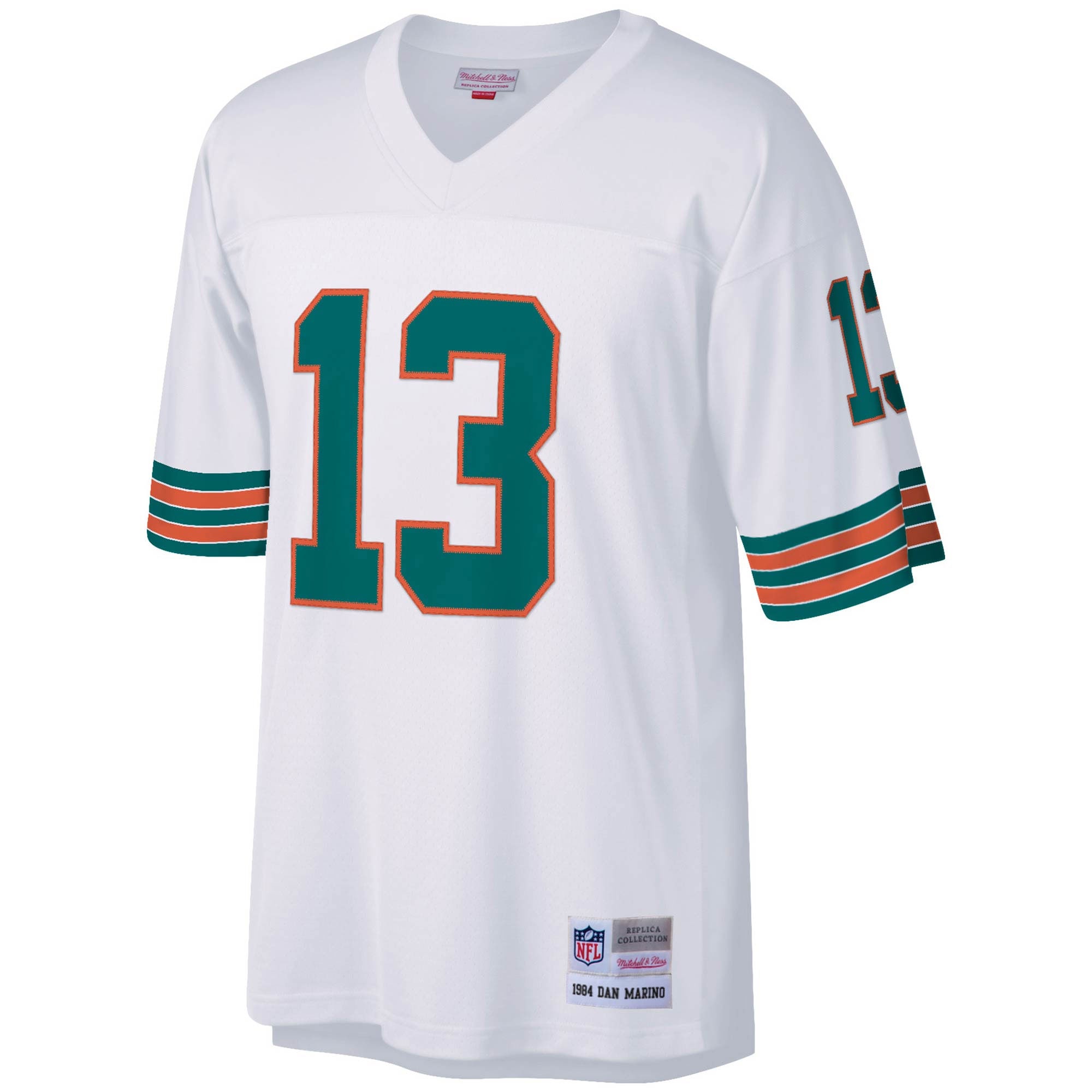 Miami Dolphins Dan Marino Mitchell Ness White Big Tall 1984 Retired Player NFL Jersey Men's