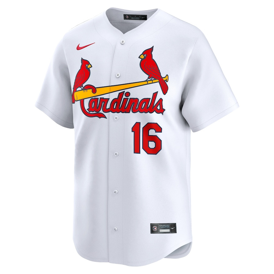 Nolan Gorman 16 St. Louis Cardinals Home Limited White MLB Jersey Men's
