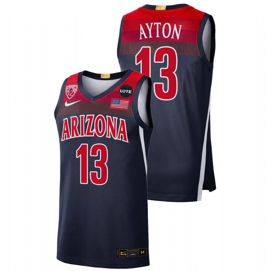 Deandre Ayton 13 Navy Arizona Wildcats Elite Limited NCAA Jersey Men's