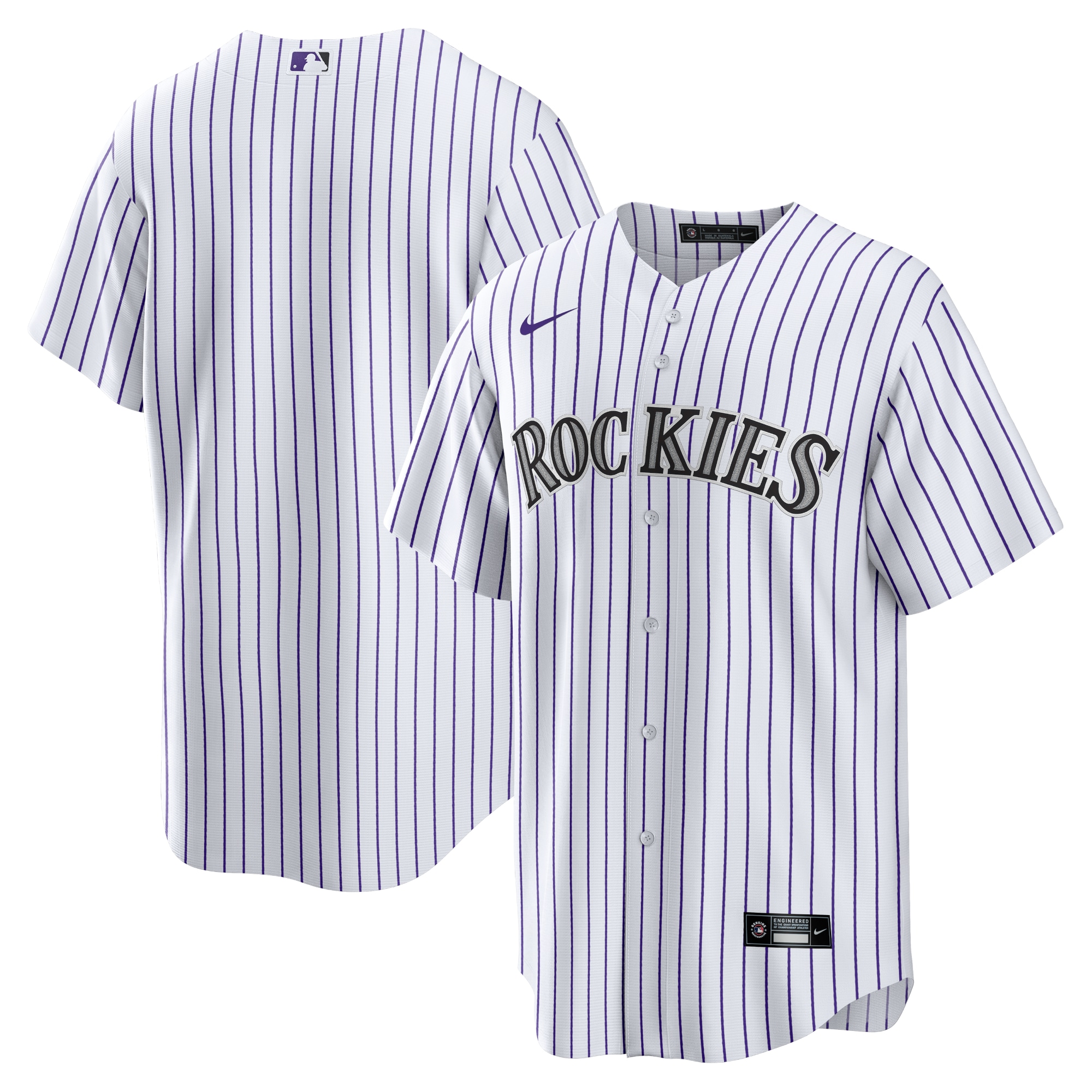 Colorado Rockies White Home Team MLB Jersey Men's