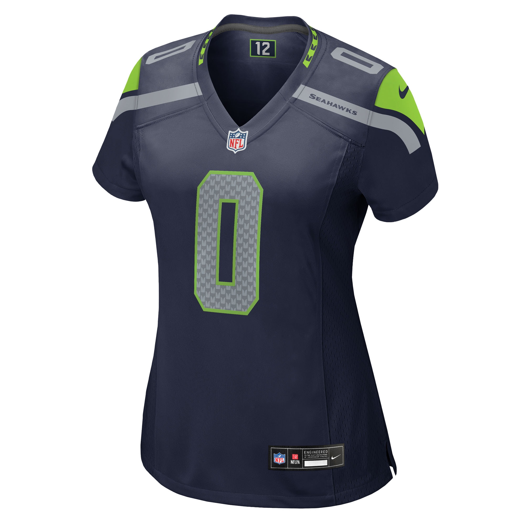 Seattle Seahawks Tyrel Dodson College Navy Team Game NFL Jersey Women's