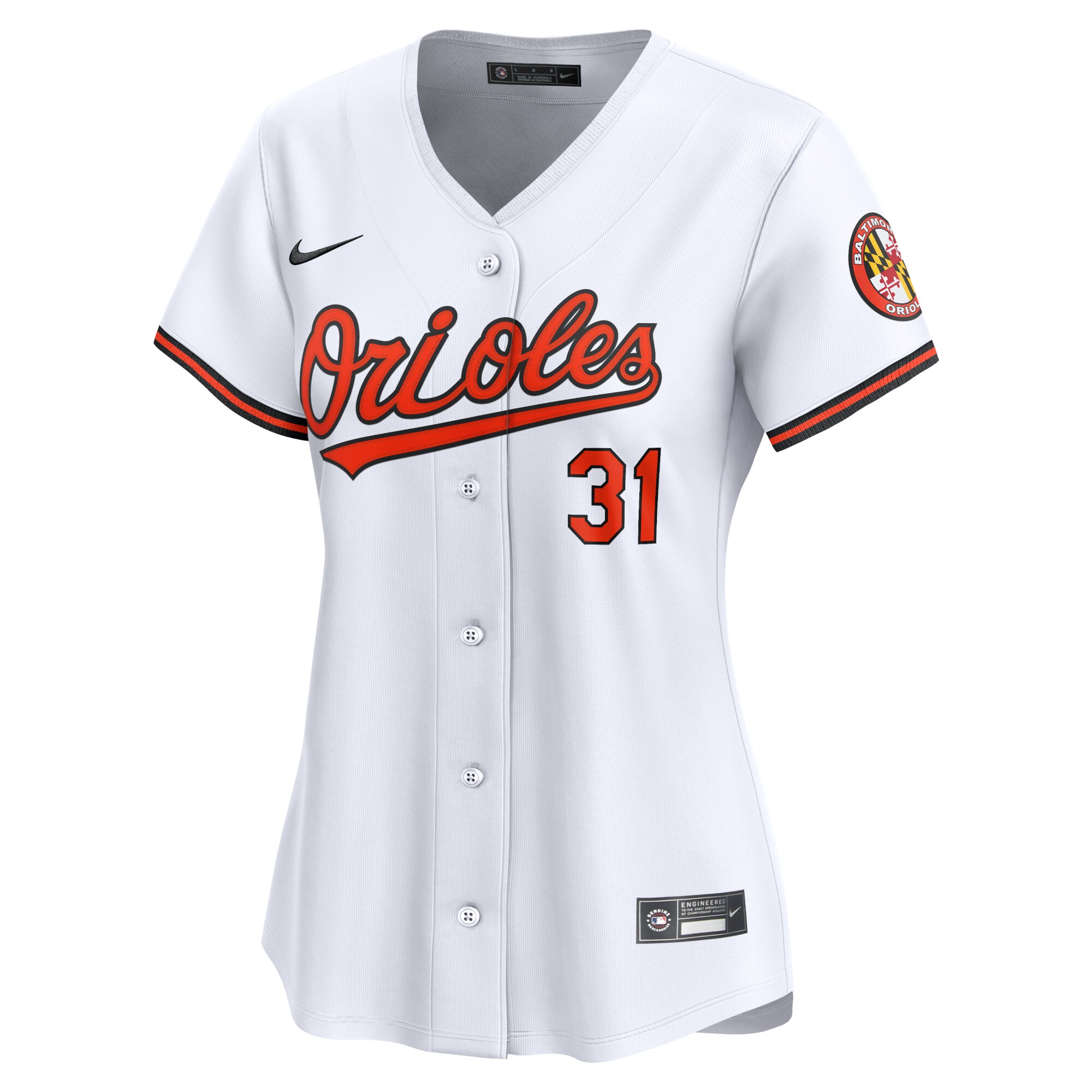 Baltimore Orioles Cedric Mullins White Home Limited Player MLB Jersey Women's