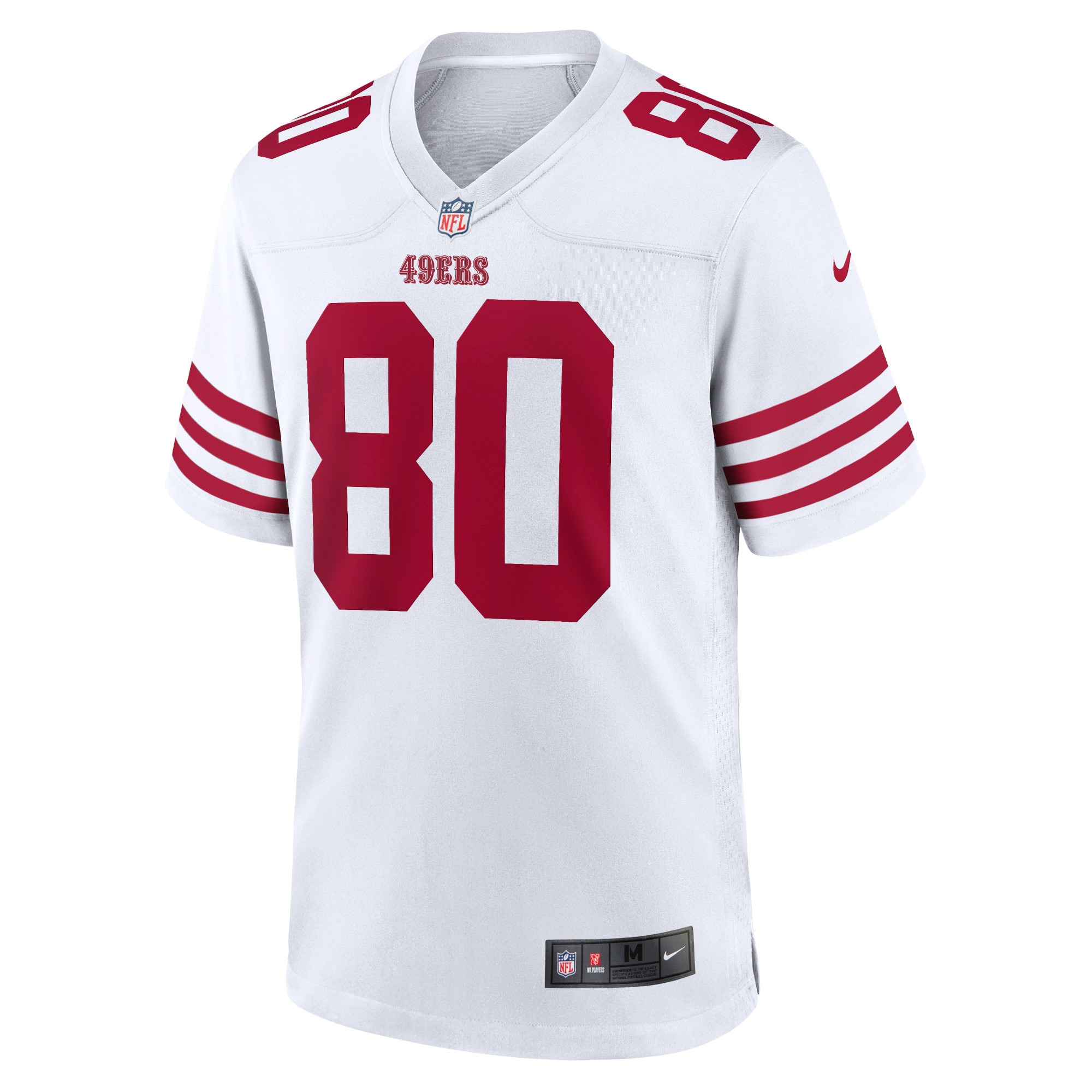 San Francisco 49ers Jerry Rice White Retired Player Game NFL Jersey Men's