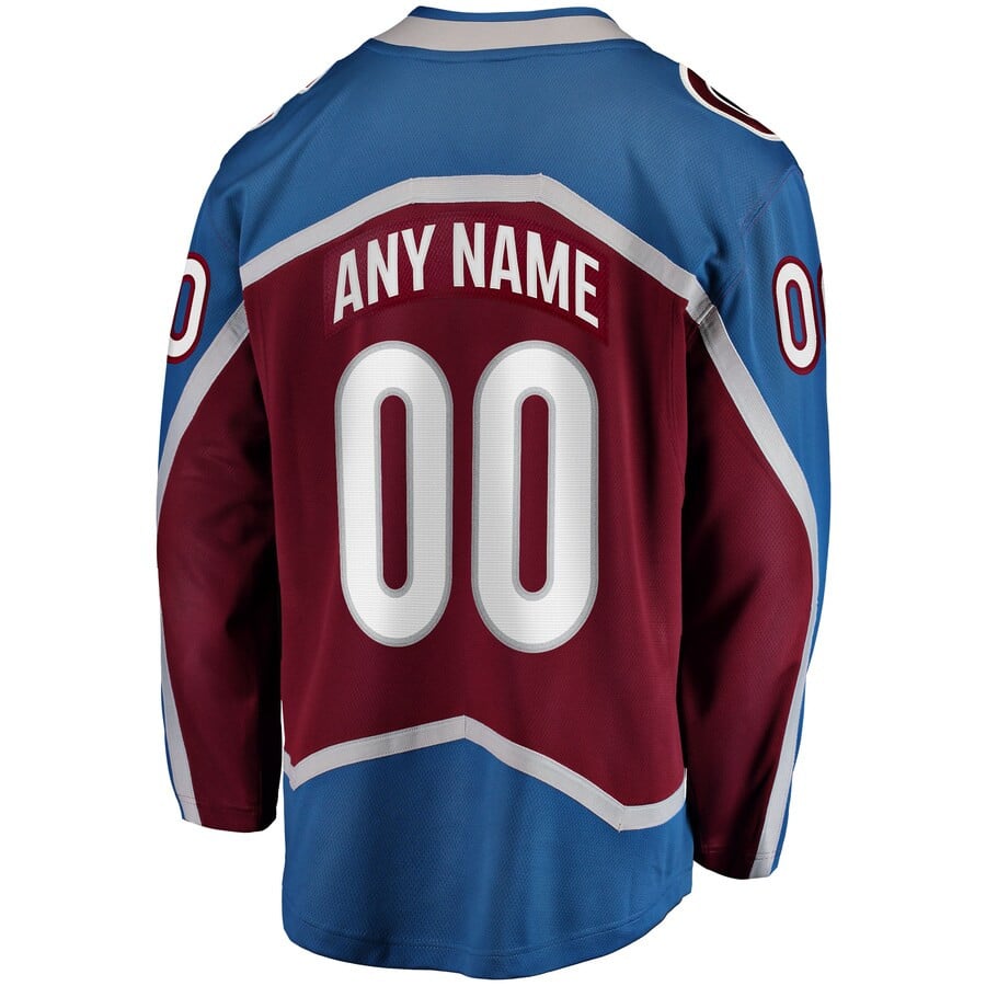 Colorado Avalanche Home 2022 Stanley Cup Final Breakaway Custom Burgundy NHL Jersey Men's