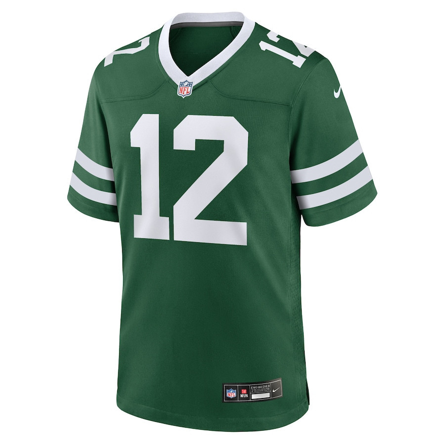 Joe Namath 12 New York Jets Game Legacy Green NFL Jersey Men's
