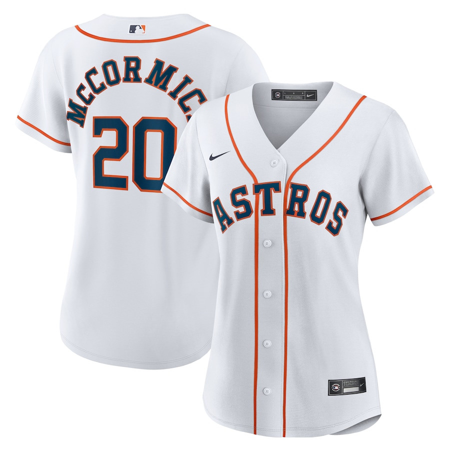 Chas McCormick 20 Houston Astros Home Player White MLB Jersey Women's