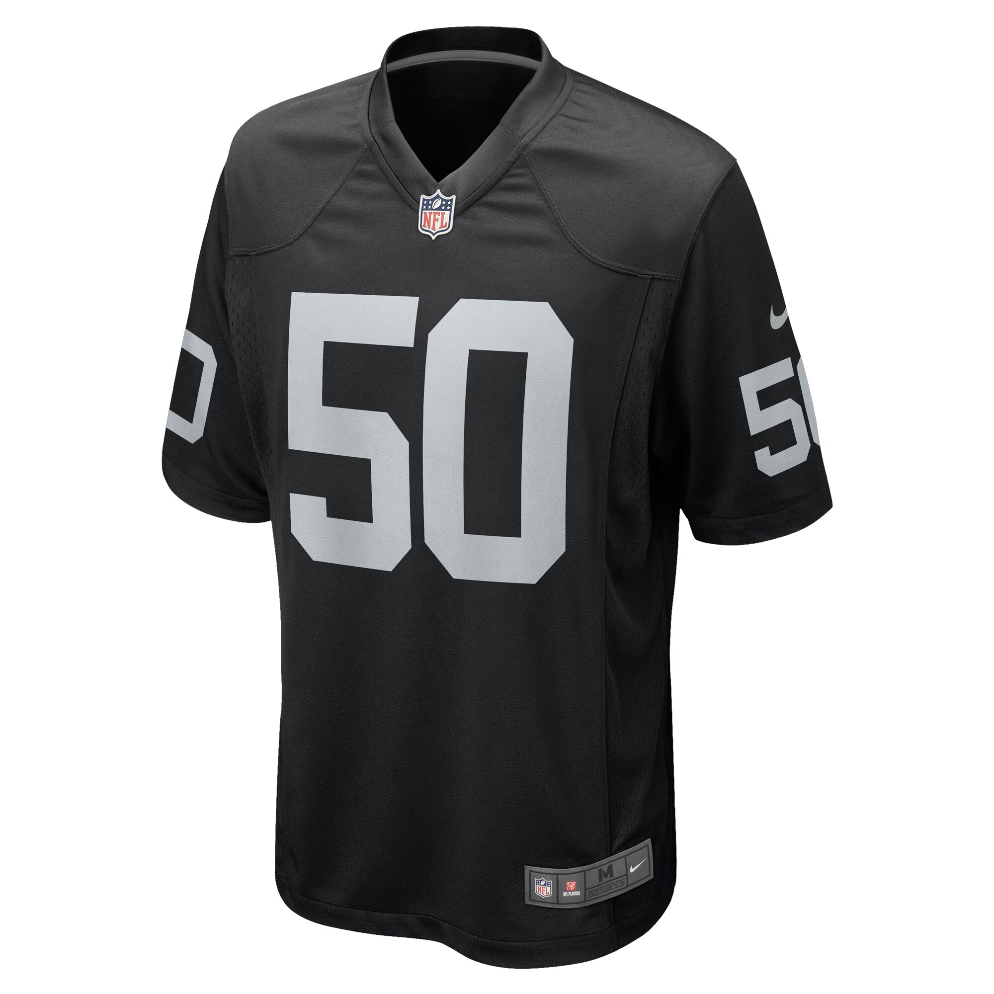 Las Vegas Raiders Jacob Bobenmoyer Black Game Player NFL Jersey Men's