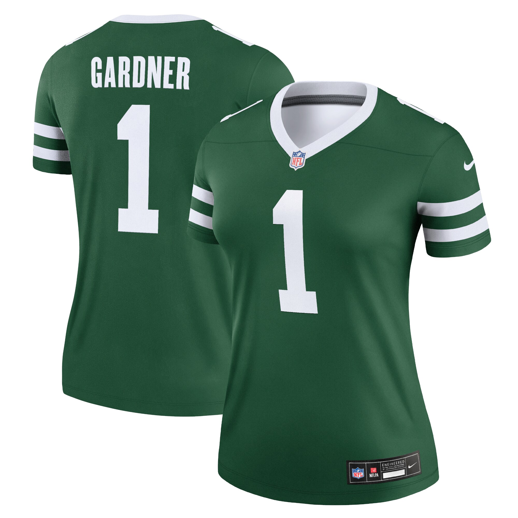 New York Jets Ahmad Sauce Gardner Legacy Green Legend Player Performance Top NFL Jersey Women's