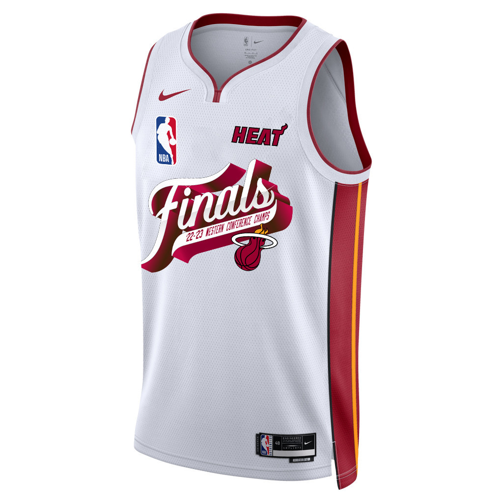 Miami Heat Champions Of The Finals Western Conference 2023 Swingman White NBA Jersey Men's