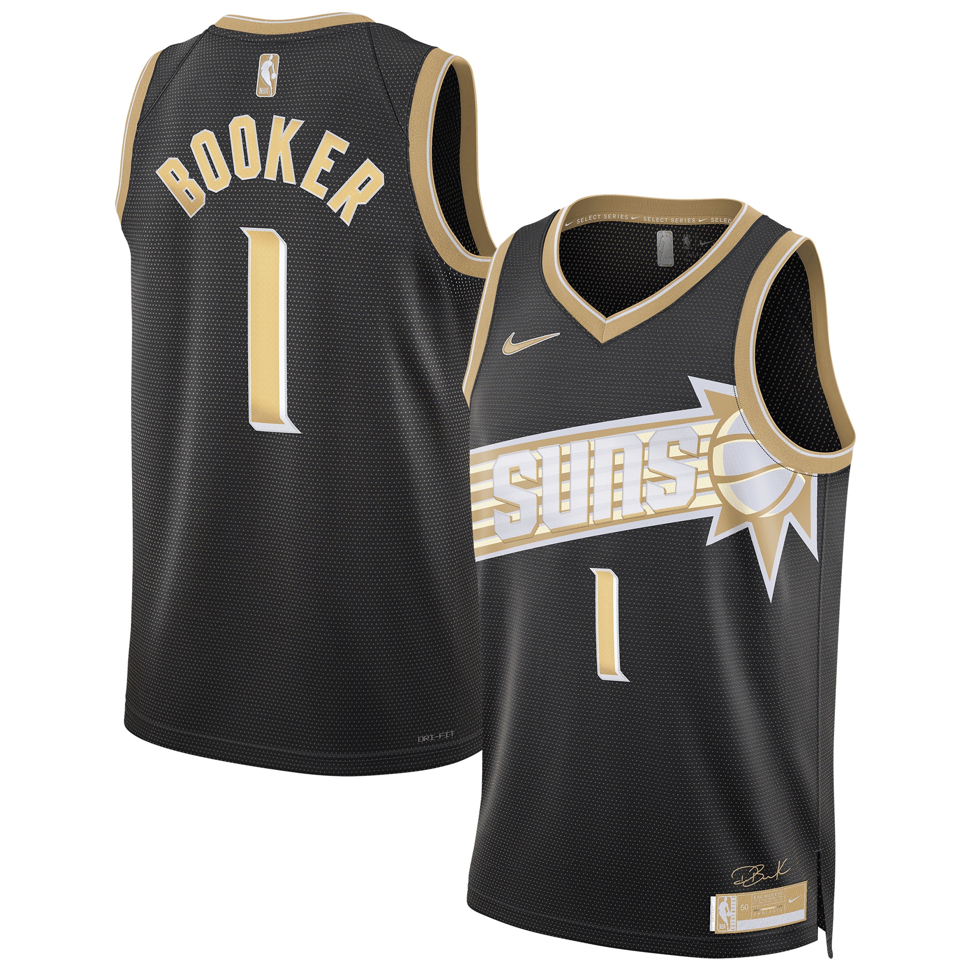 Phoenix Suns Select Series Swingman Devin Booker NBA Jersey Men's