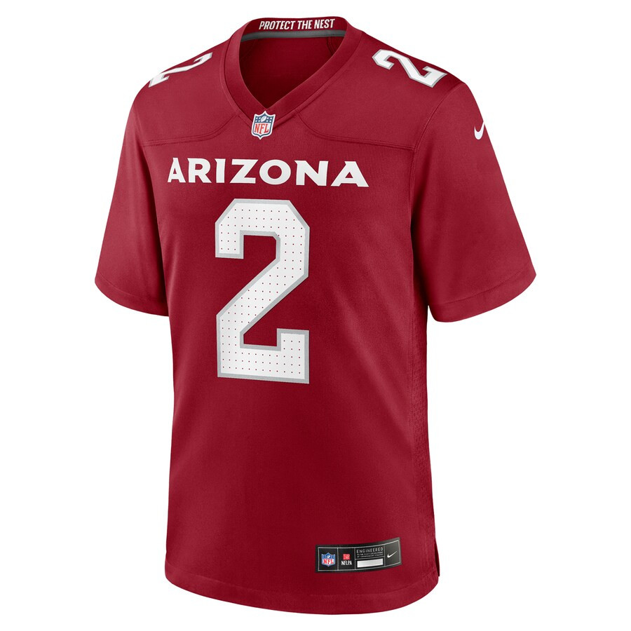 Mack Wilson Sr. 2 Arizona Cardinals Team Game Cardinal NFL Jersey Men's