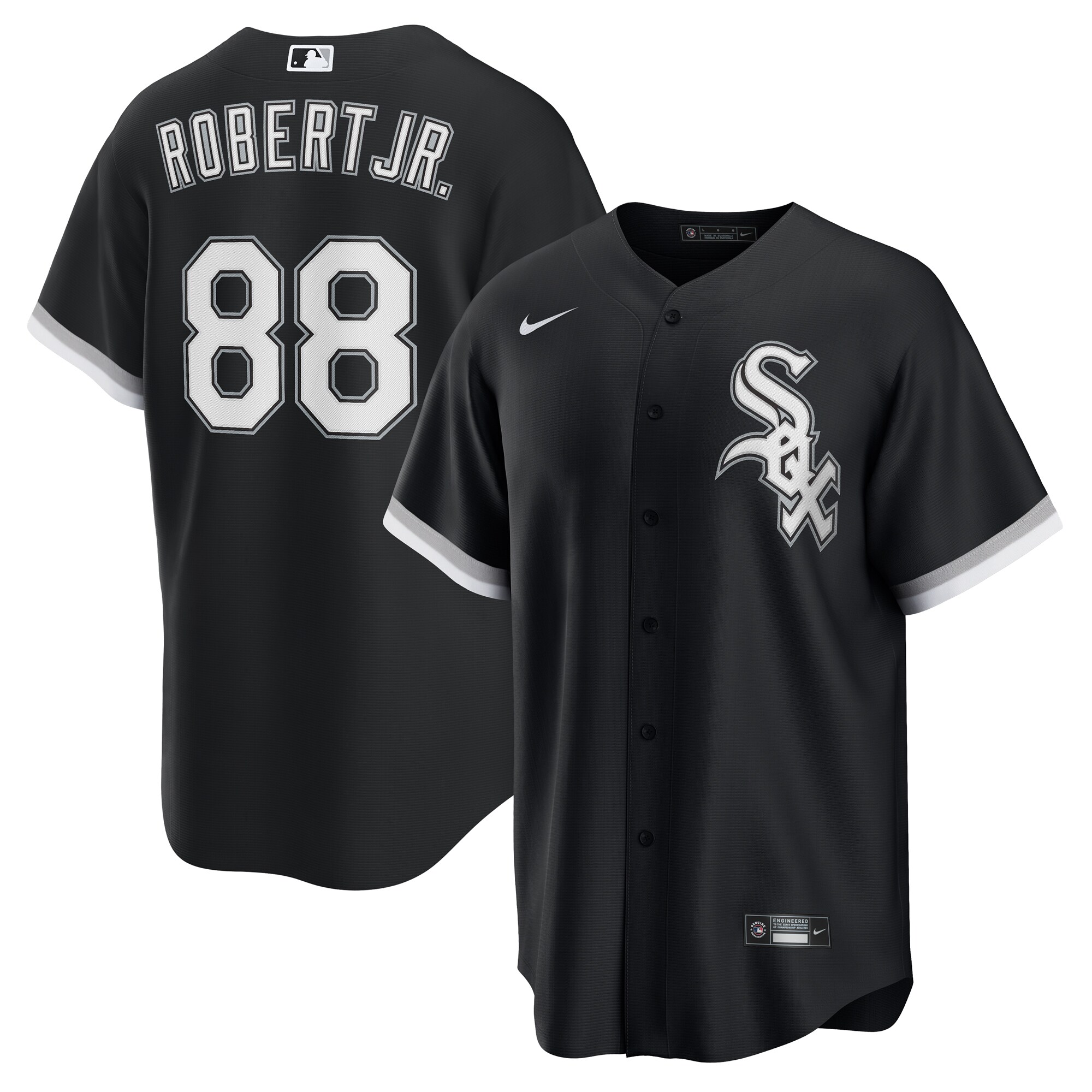 Chicago White Sox Luis Robert Jr. Black Alternate Player MLB Jersey Men's