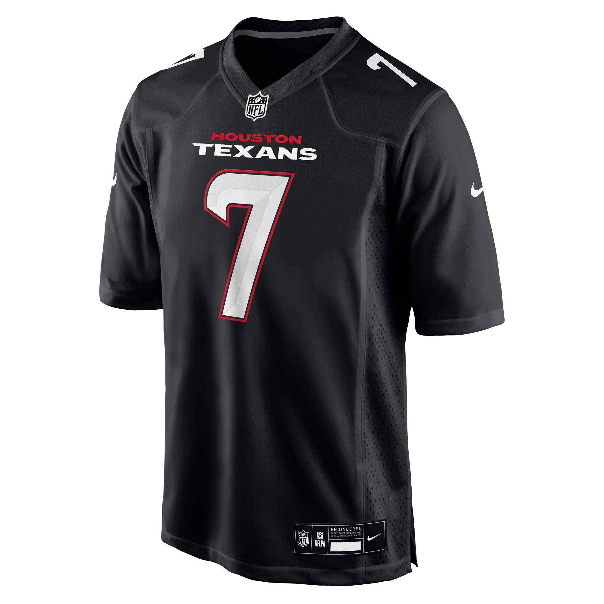 Houston Texans C.J. Stroud Carbon Black Fashion NFL Jersey Men's