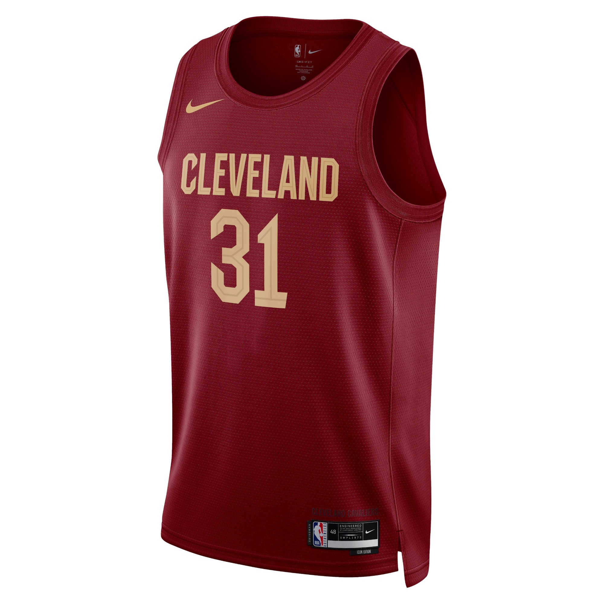 Cleveland Cavaliers Icon Edition Swingman Maroon Jarrett Alle Unisex NBA Jersey Unisex