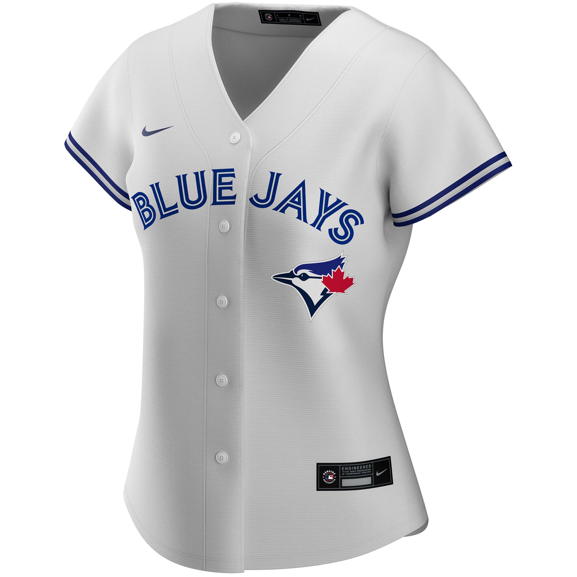Toronto Blue Jays White Home Custom MLB Jersey Women's