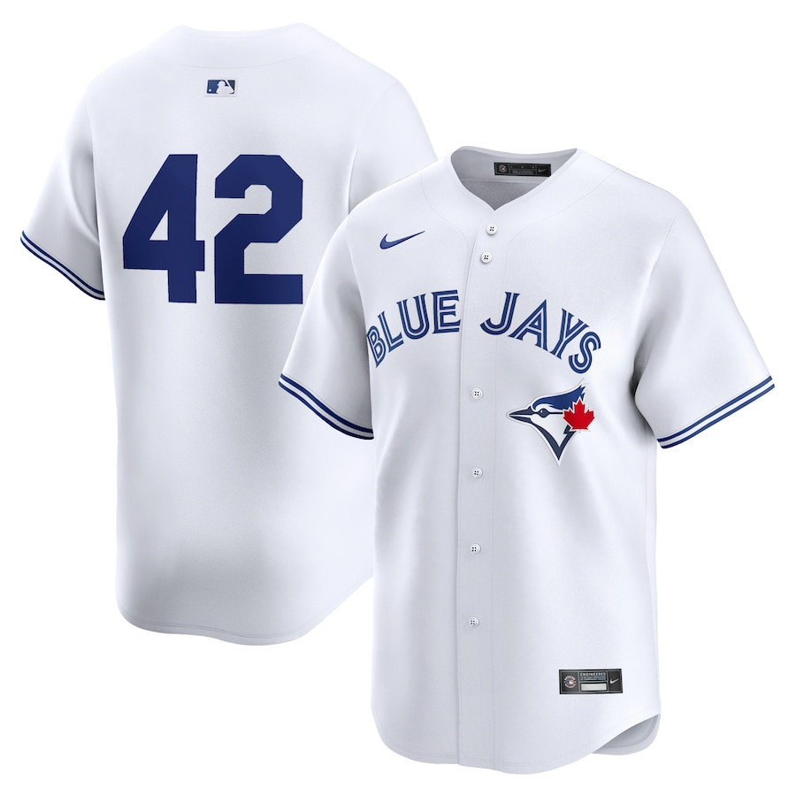 Toronto Blue Jays 2024 Jackie Robinson Day Home Limited White MLB Jersey Men's