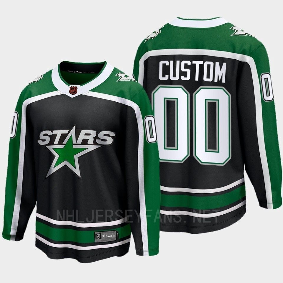 Dallas Stars 2022 Custom 00 Special Edition 2.0 Black Breakaway Player NHL Jersey Men's