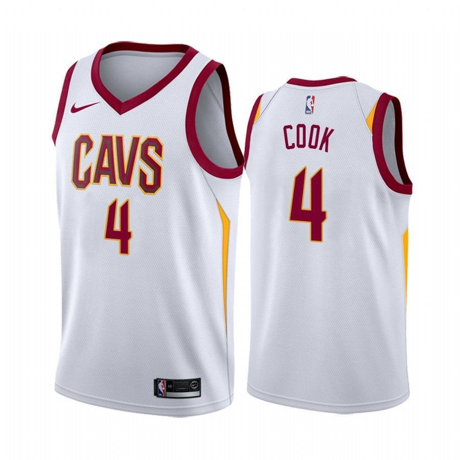 Cleveland Cavaliers Quinn Cook White Association Edition NBA Jersey Men's