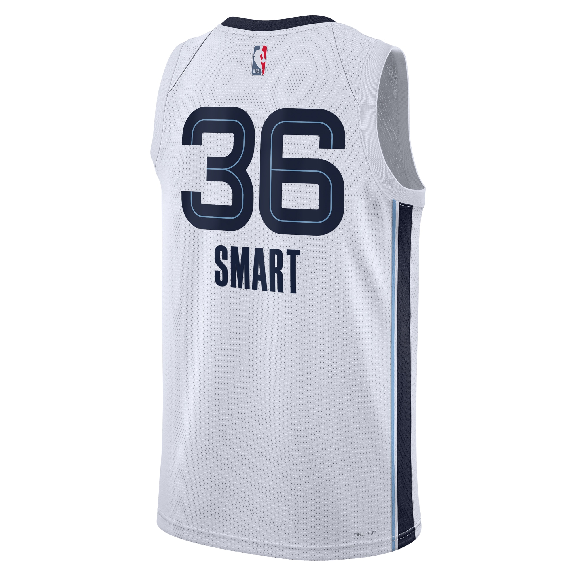 Memphis Grizzlies Association Edition Swingman White Marcus Smar Unisex NBA Jersey Unisex