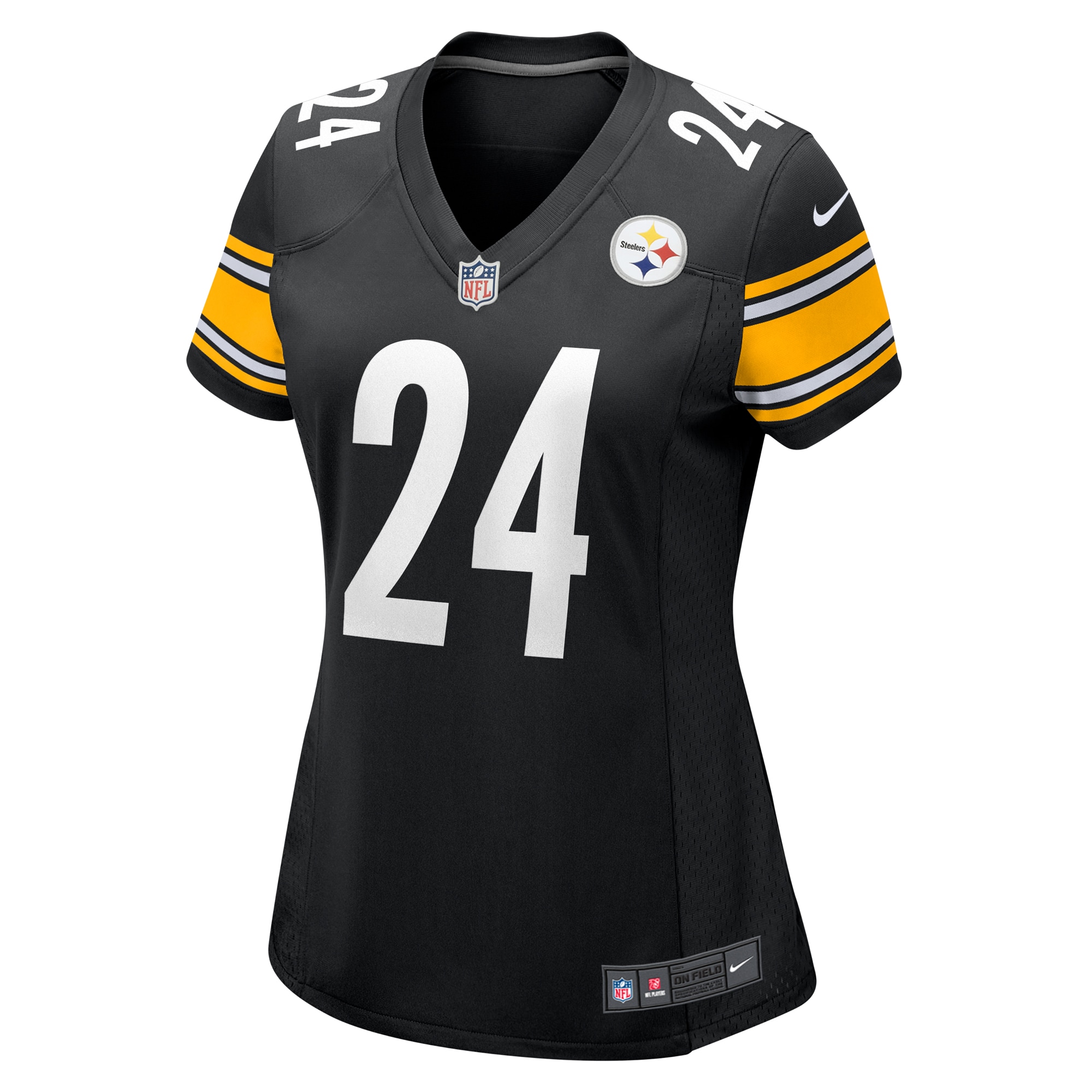 Pittsburgh Steelers Joey Porter Jr. Black Game NFL Jersey Women's