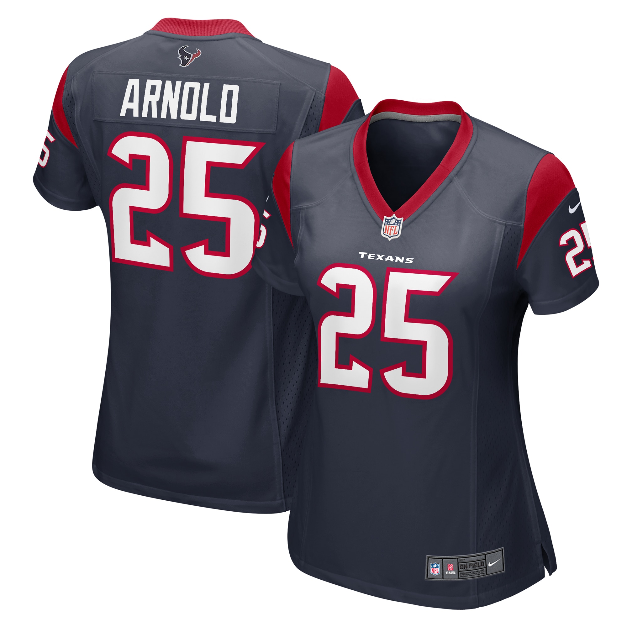 Houston Texans Grayland Arnold Navy Team Game NFL Jersey Women's