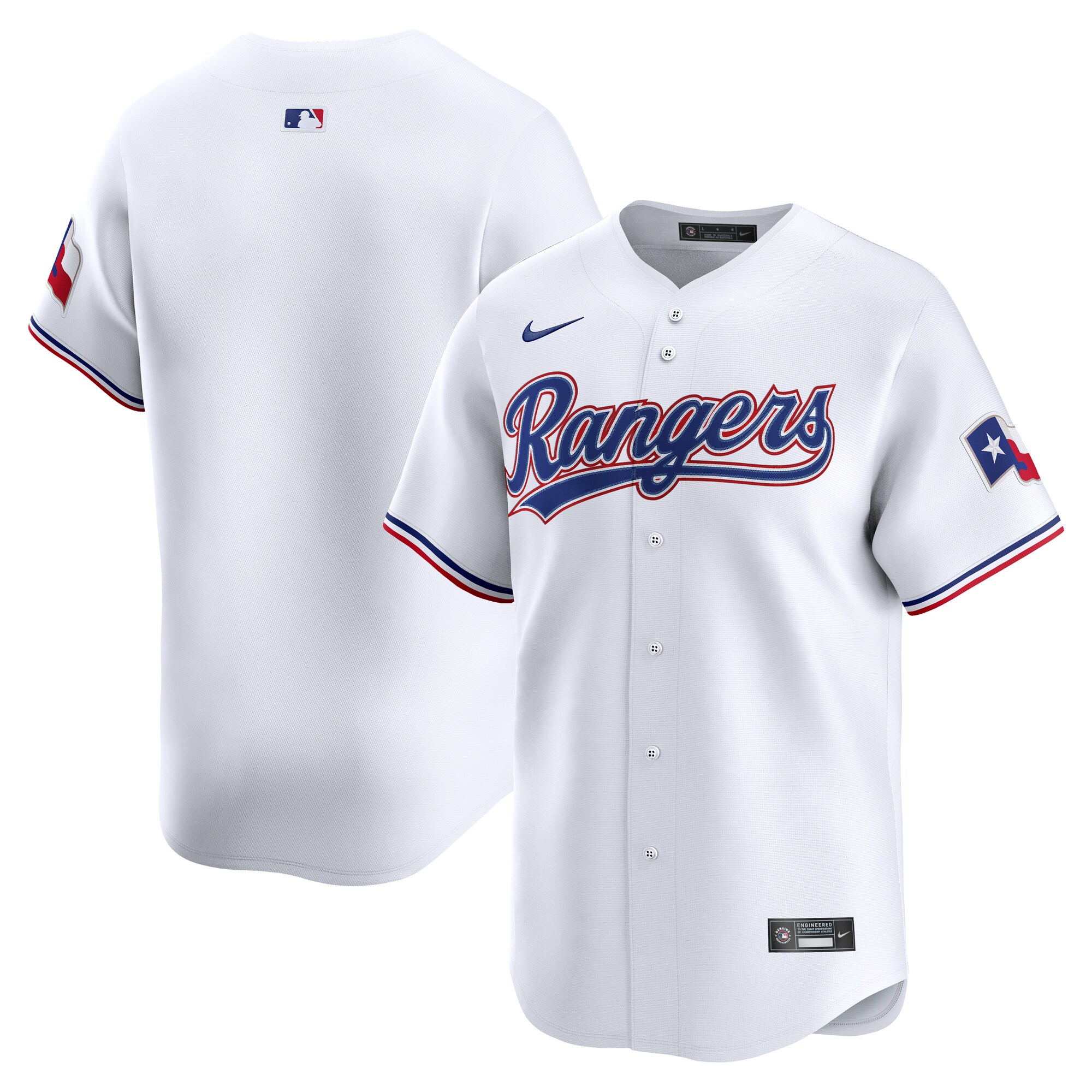 Texas Rangers White Home Limited MLB Jersey Men's
