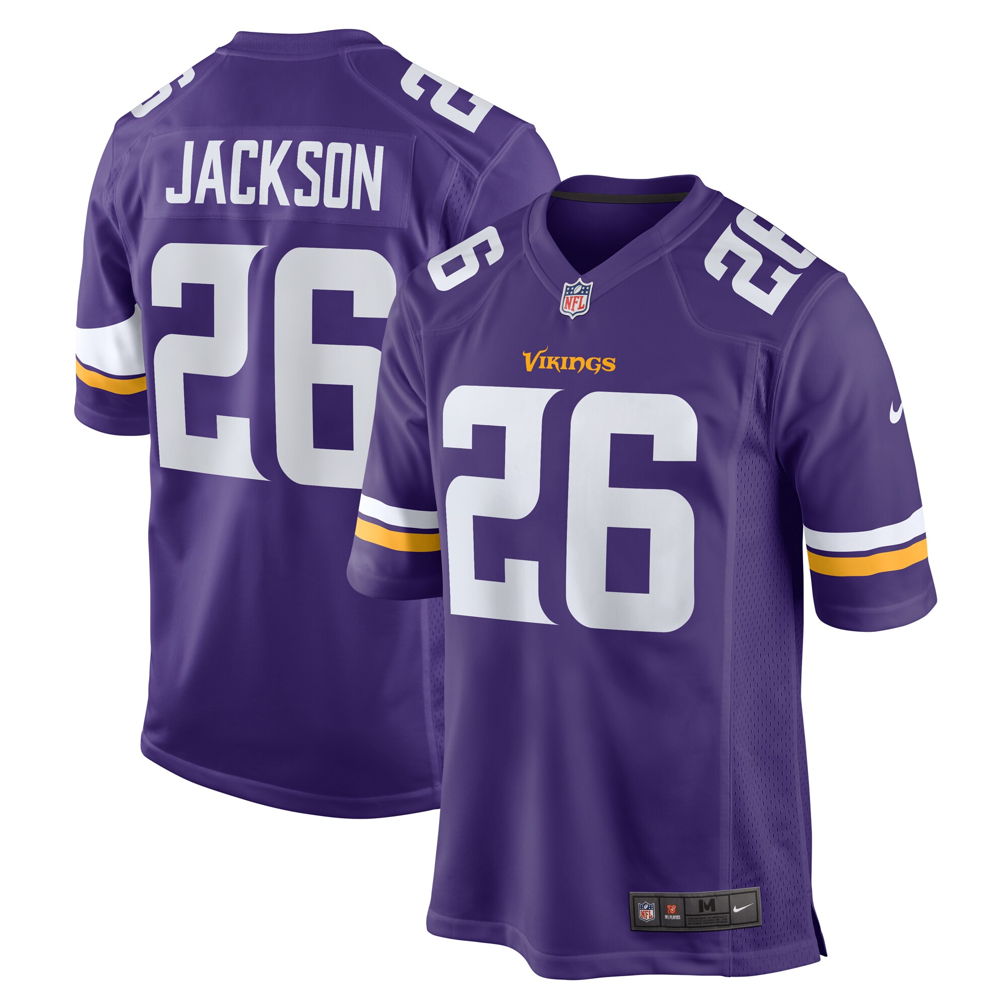 Minnesota Vikings Theo Jackson Purple Game NFL Jersey Men's