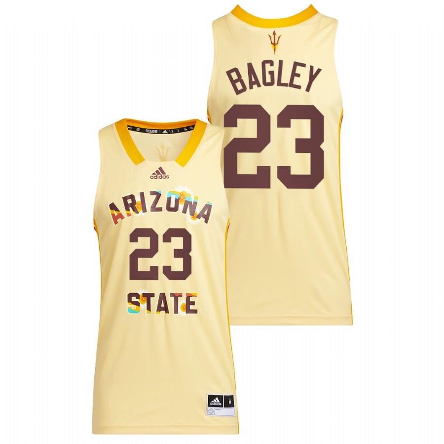 Marcus Bagley 23 Yellow Arizona State Sun Devils 2022 Honoring Black Excellence NCAA Jersey Men's