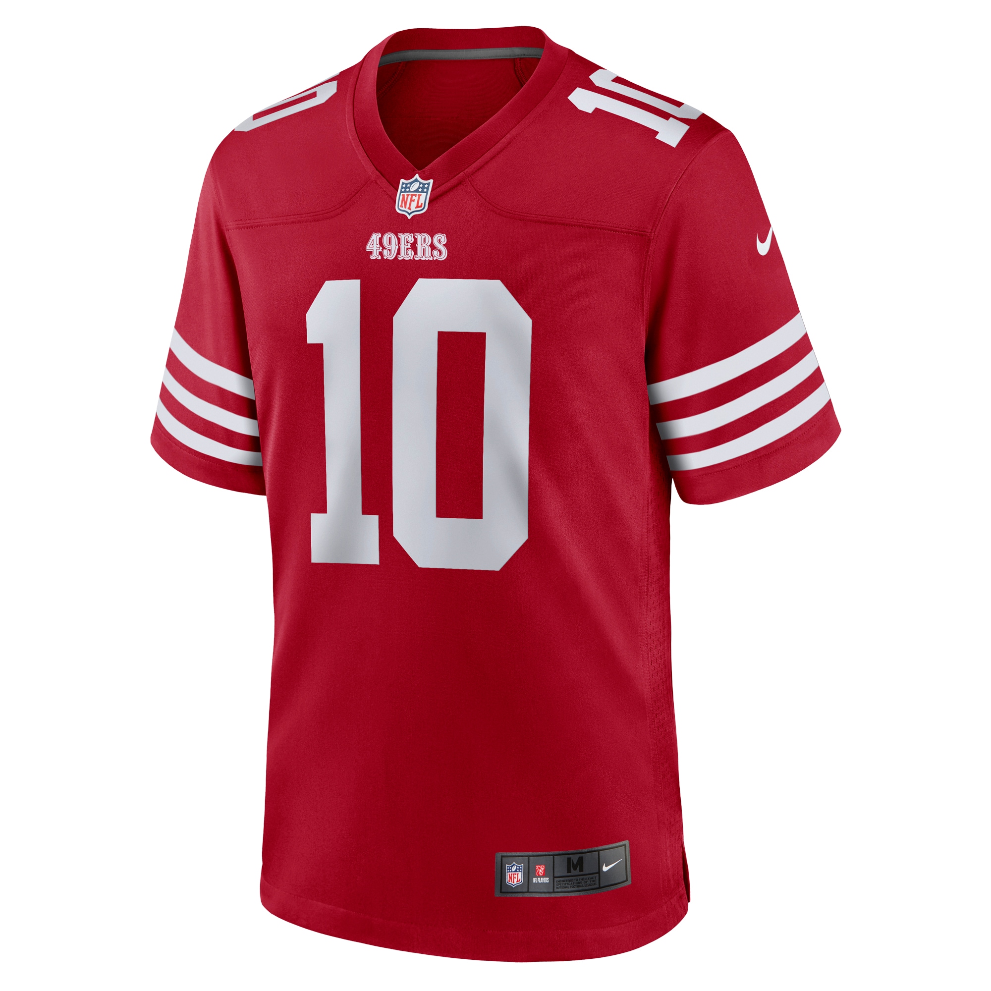 San Francisco 49ers Ronnie Bell Scarlet Team Game NFL Jersey Men's