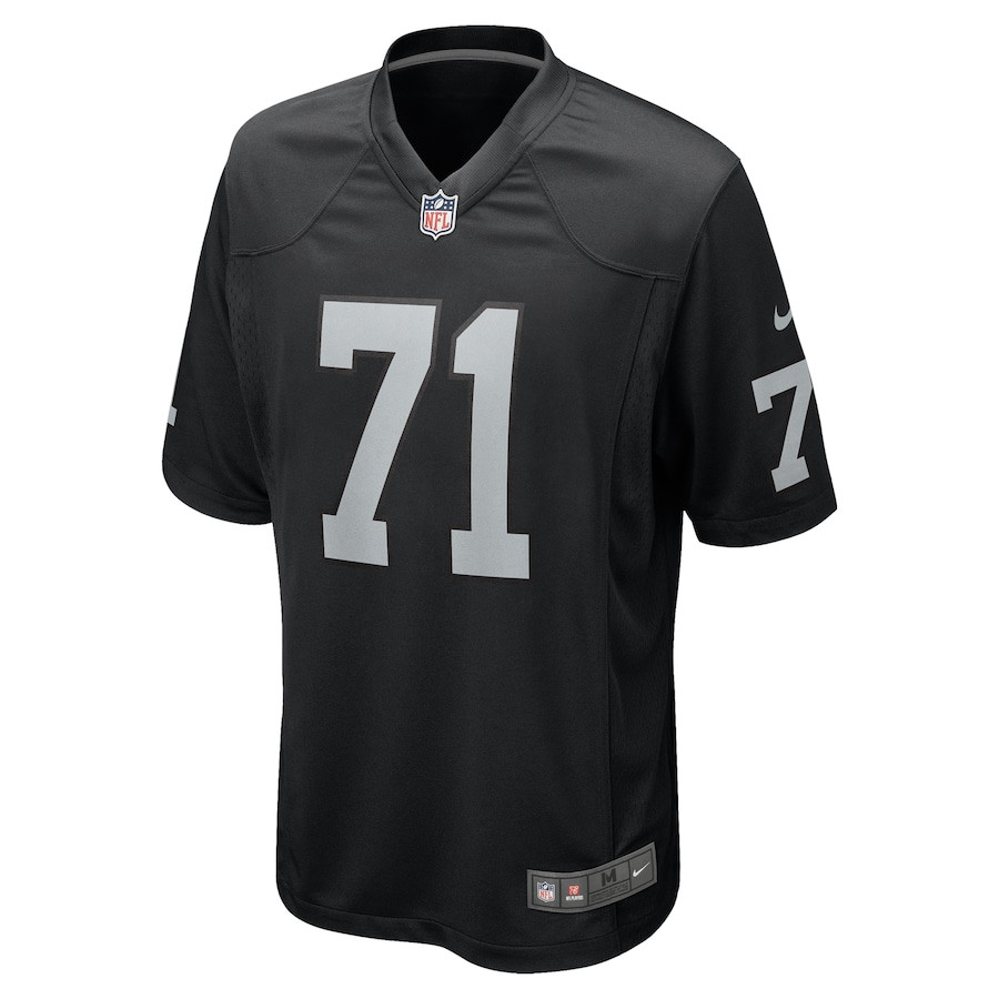 DJ Glaze 71 Las Vegas Raiders Team Game Black NFL Jersey Men's