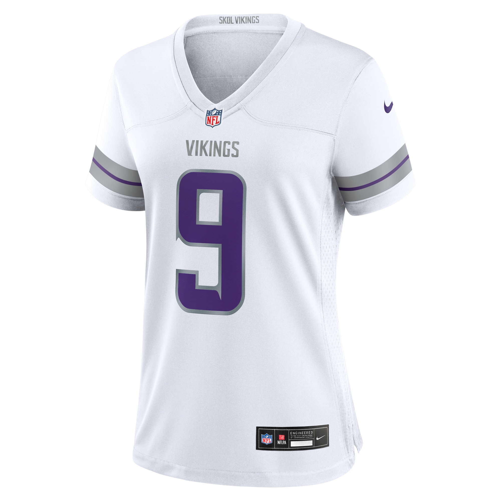 Minnesota Vikings J.J. McCarthy White Alternate Game Player NFL Jersey Women's
