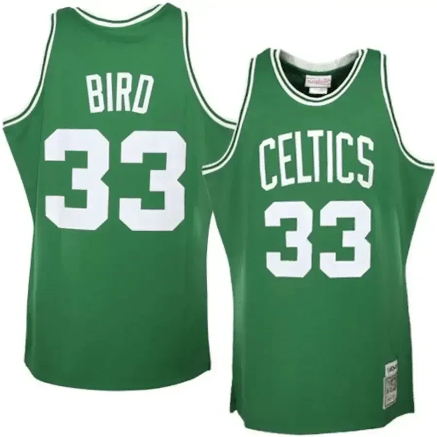 Larry Bird Boston Celtics Mitchell Ness 1985/86 Hardwood Classics Kelly Green NBA Jersey Men's