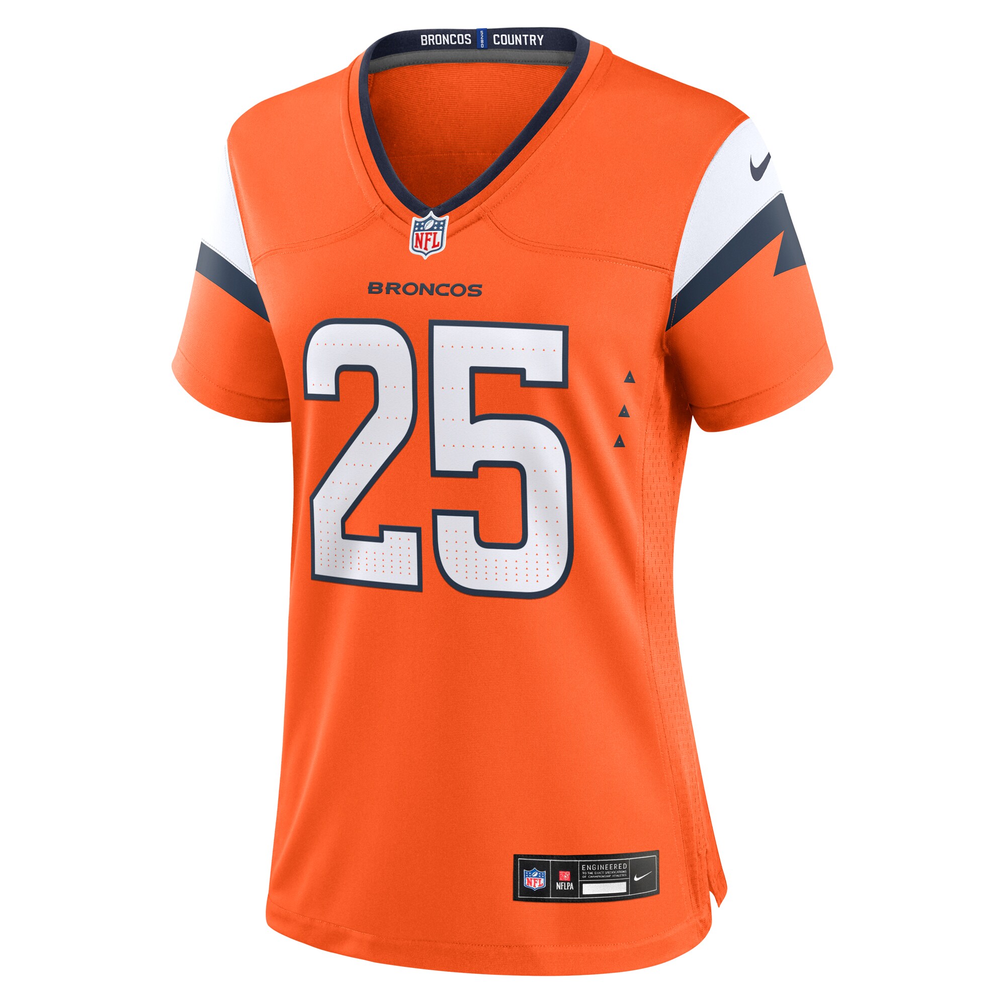 Denver Broncos Blake Watson Orange Team Game NFL Jersey Women's