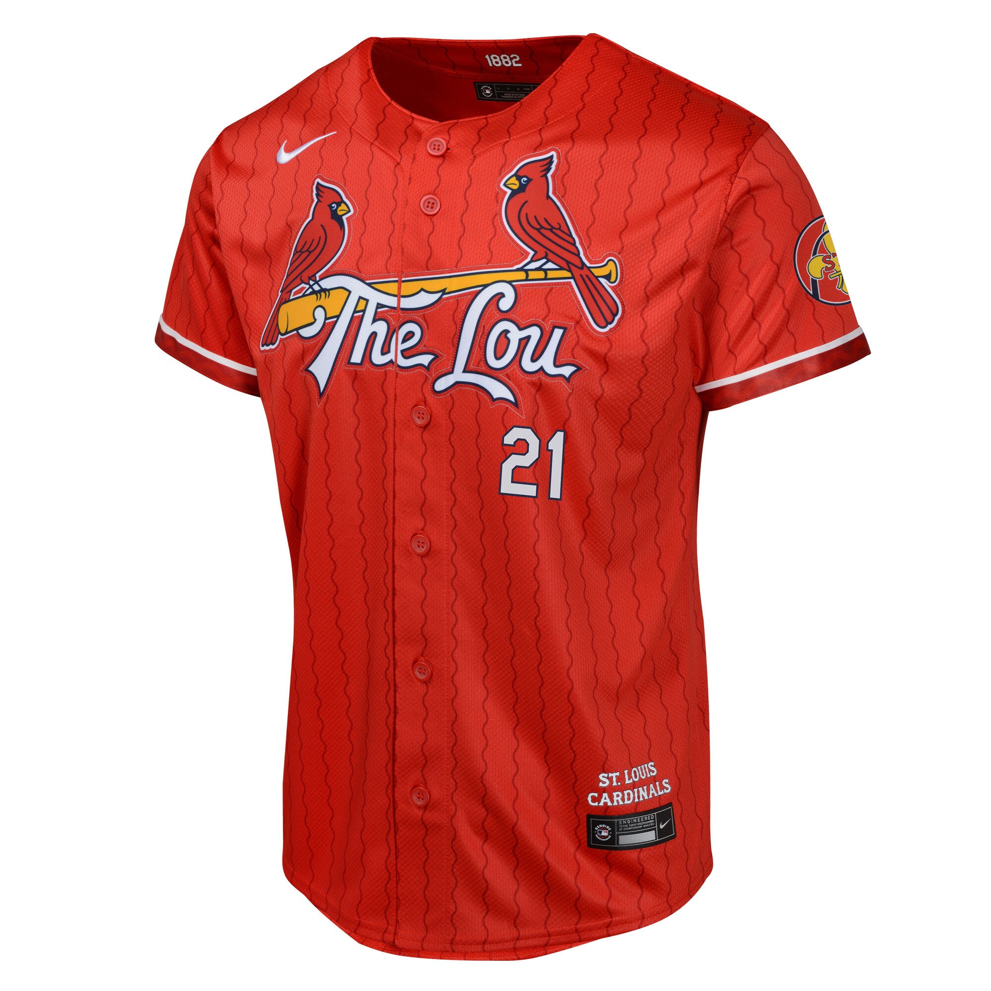 St. Louis Cardinals Lars Nootbaar Red 2024 City Connect Limited Player MLB Jersey Youth