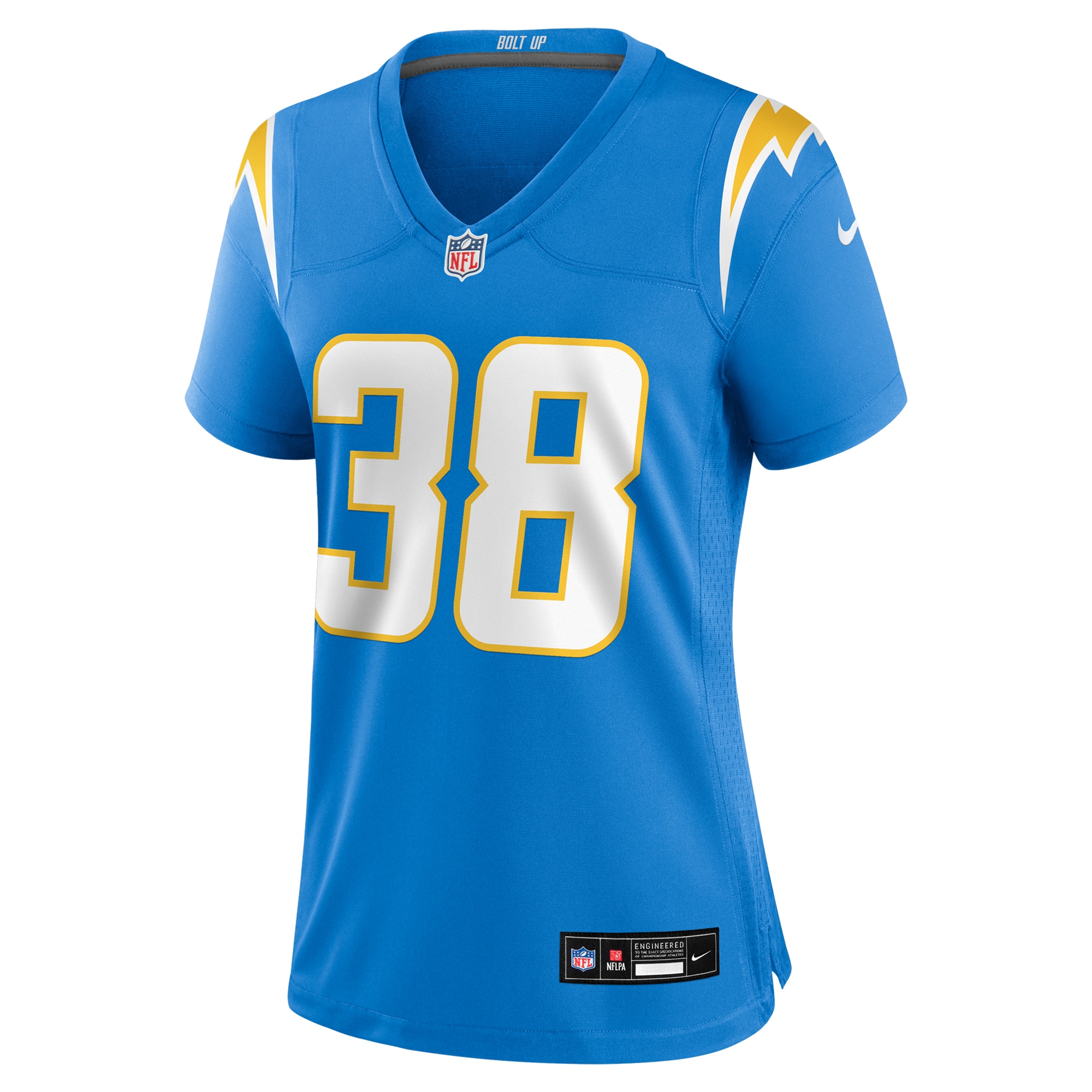 Los Angeles Chargers Emany Johnson Powder Blue Team Game NFL Jersey Women's