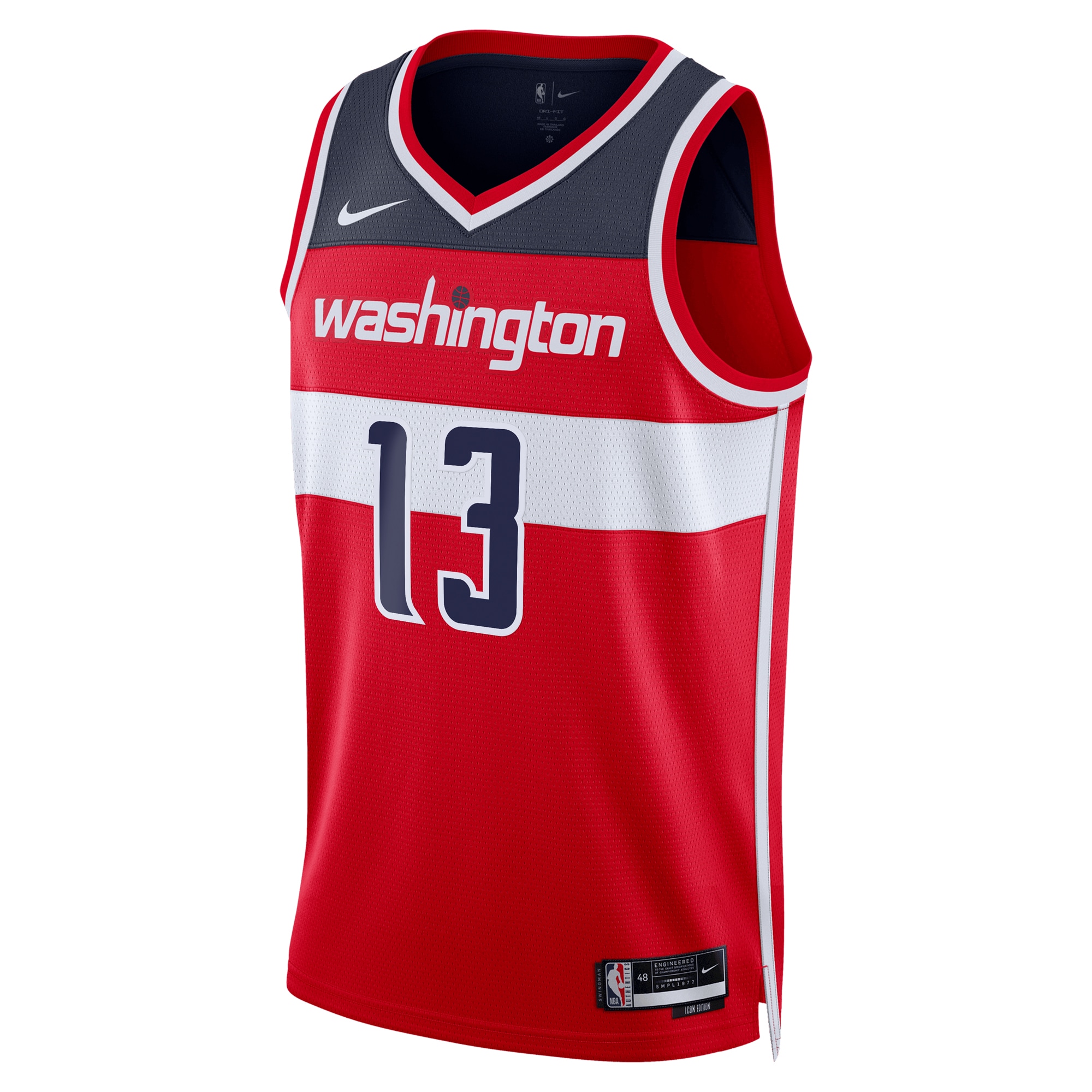 Washington Wizards Icon Edition Swingman Red Jordan Pool Unisex NBA Jersey Unisex