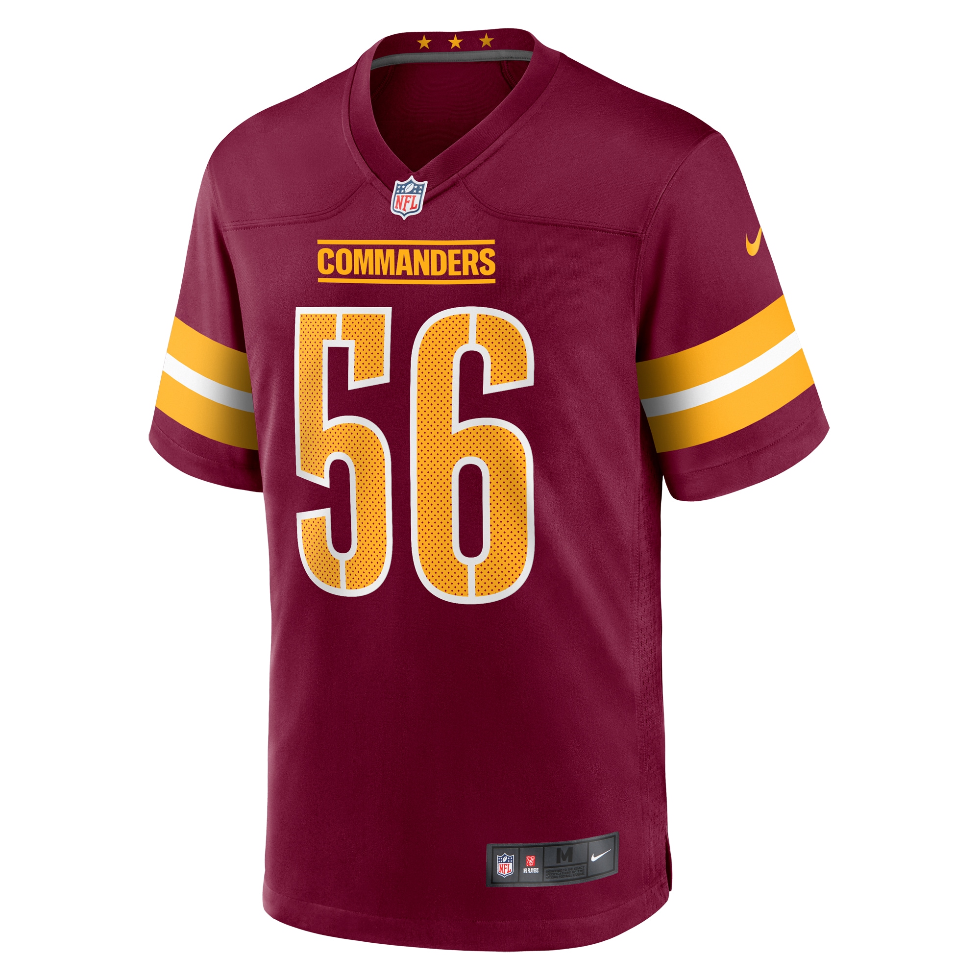 Washington Commanders Jalen Harris Burgundy Game NFL Jersey Men's