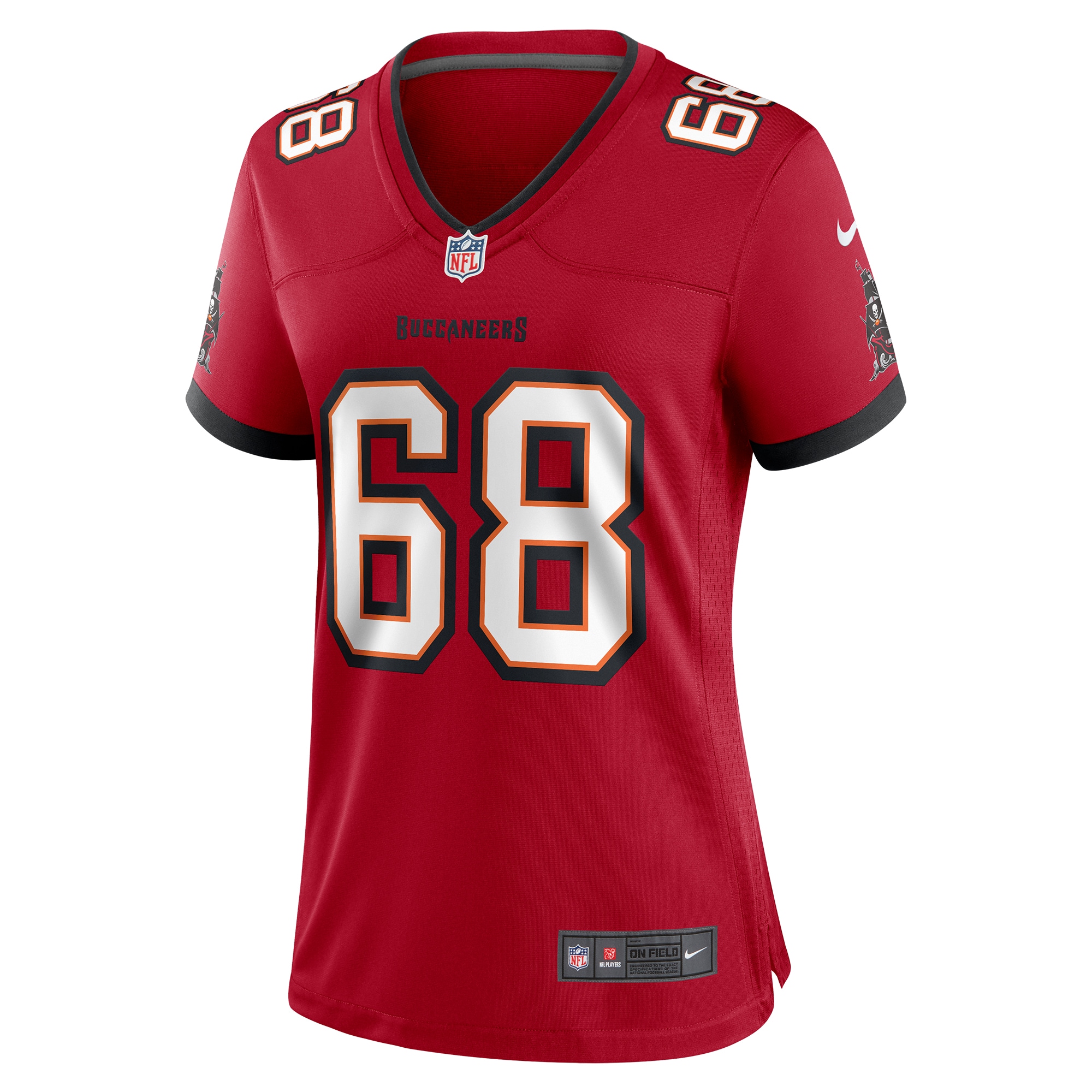 Tampa Bay Buccaneers Ben Bredeson Red Game NFL Jersey Women's