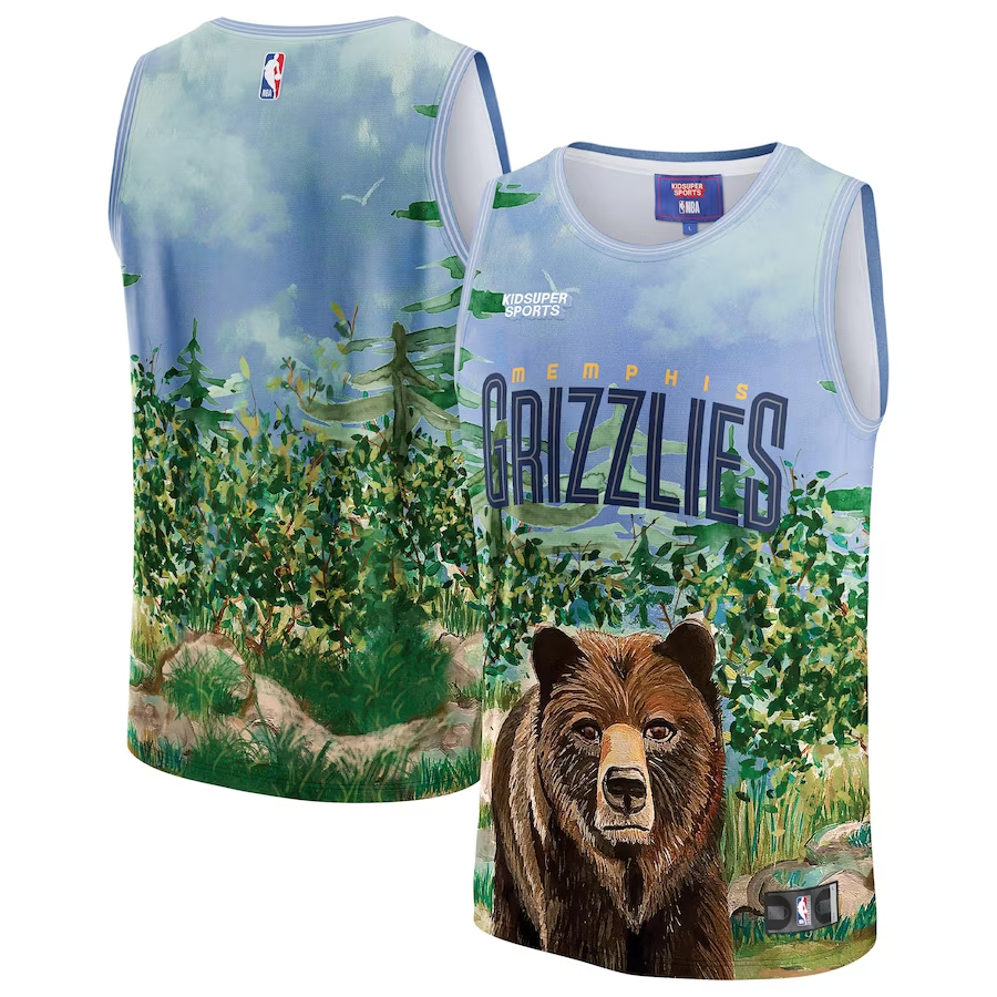 Memphis Grizzlies KidSuper Studio Unisex Hometown Teal NBA Jersey Unisex