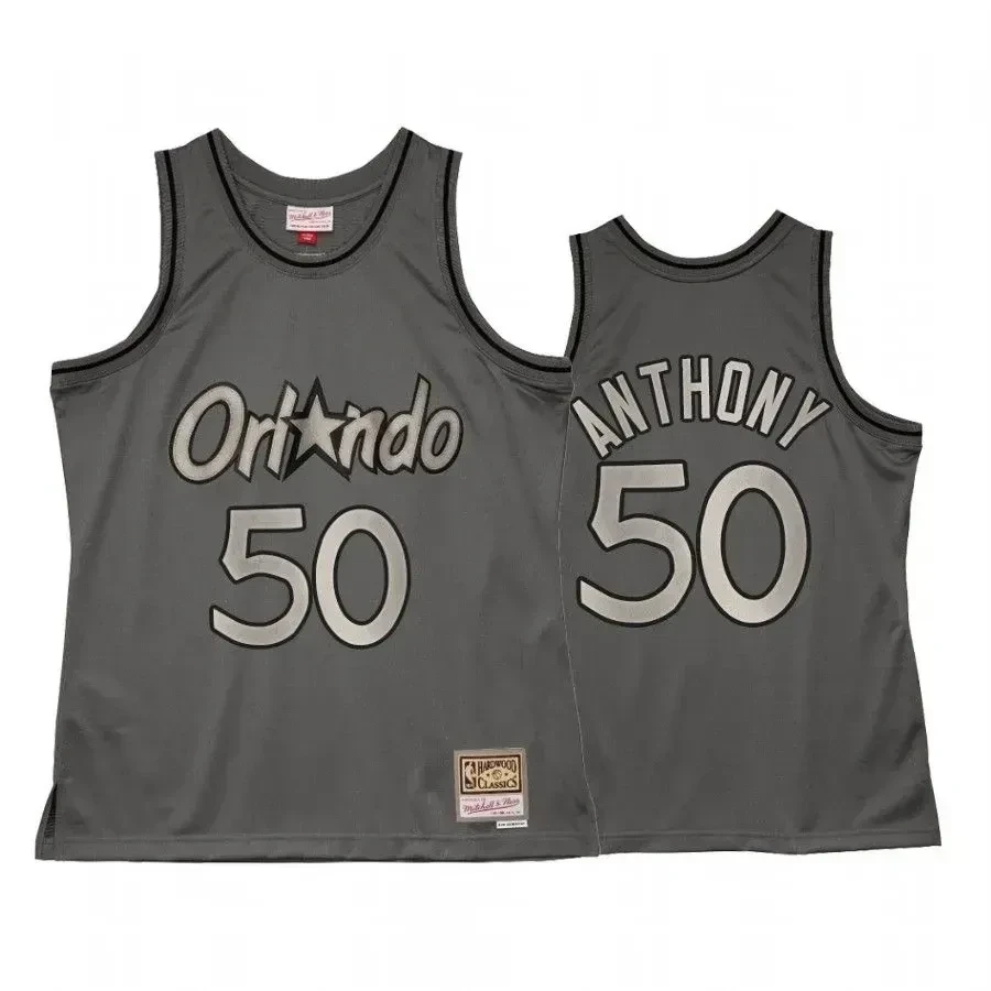 Cole Anthony 50 Orlando Magicc Metal Works Charcoal NBA Jersey Men's