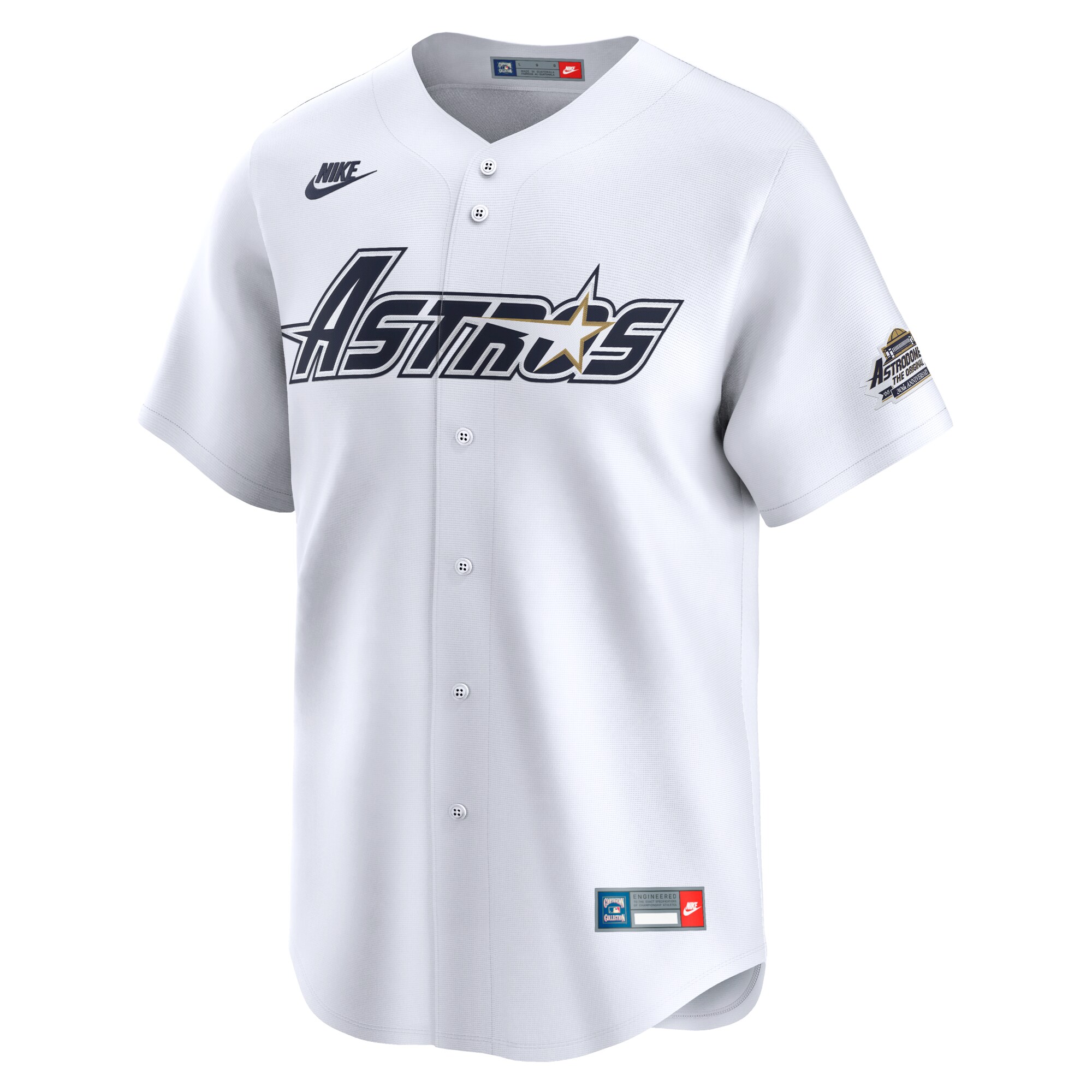 Houston Astros Craig Biggio White Throwback Cooperstown Collection Limited MLB Jersey Men's