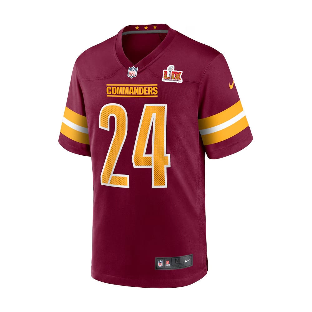 Michael Davis #24 Washington Commanders Super Bowl LIX Burgundy NFL Jersey Youth