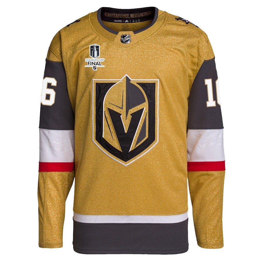 Pavel Dorofeyev 16 Vegas Golden Knights Stanley Cup 2023 Final Patch Home Breakaway Gold NHL Jersey Men's